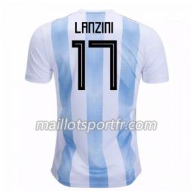 Maillot de Foot Argentine Lanzini 17 Domicile Coupe du monde 2018